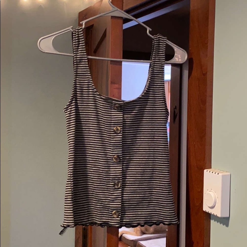 Stripped Crop Top